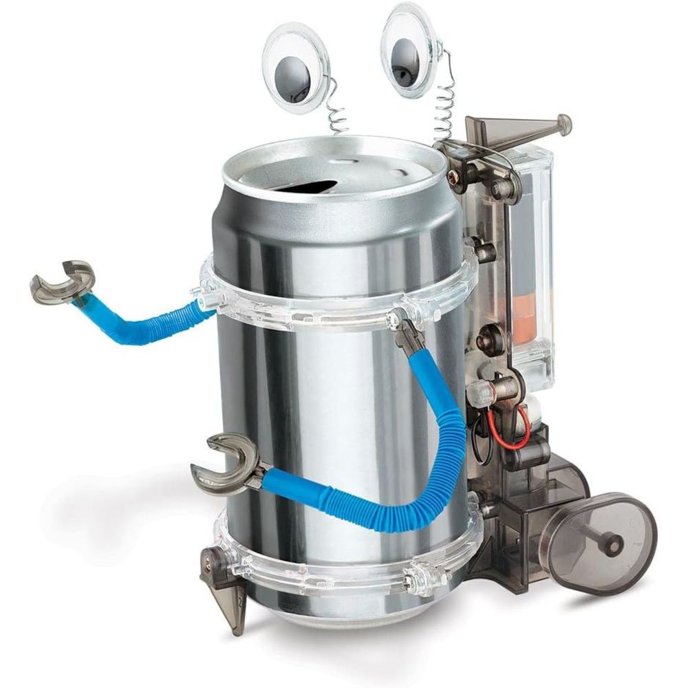 KidzRobotix Tin Can Robot DIY Science Kit STEM Powered Kids Boys & Girls Ages 8+